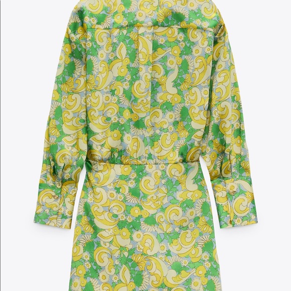 Zara printed dress floral yellow - Picture 11 of 15